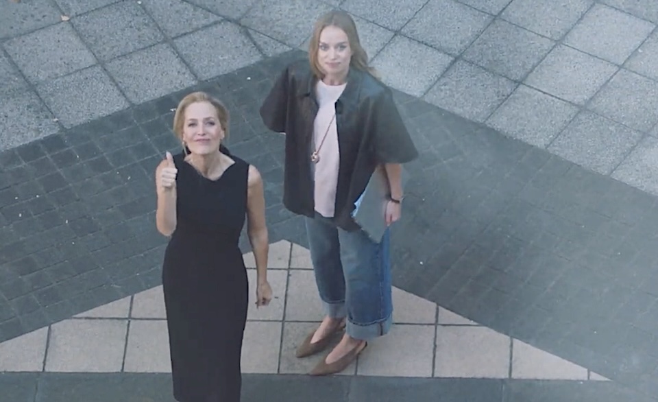 With Gillian Anderson, the Compliments Are Out There Image