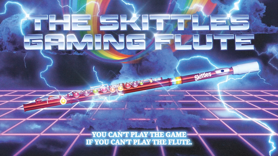 Skittles Made a Gaming Controller That’s Also a Classical Flute Image