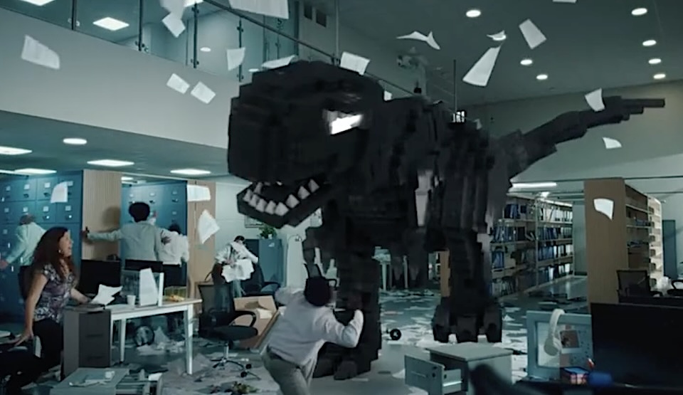 Chrome’s ‘No Internet Dinosaur’ Rampages IRL Image