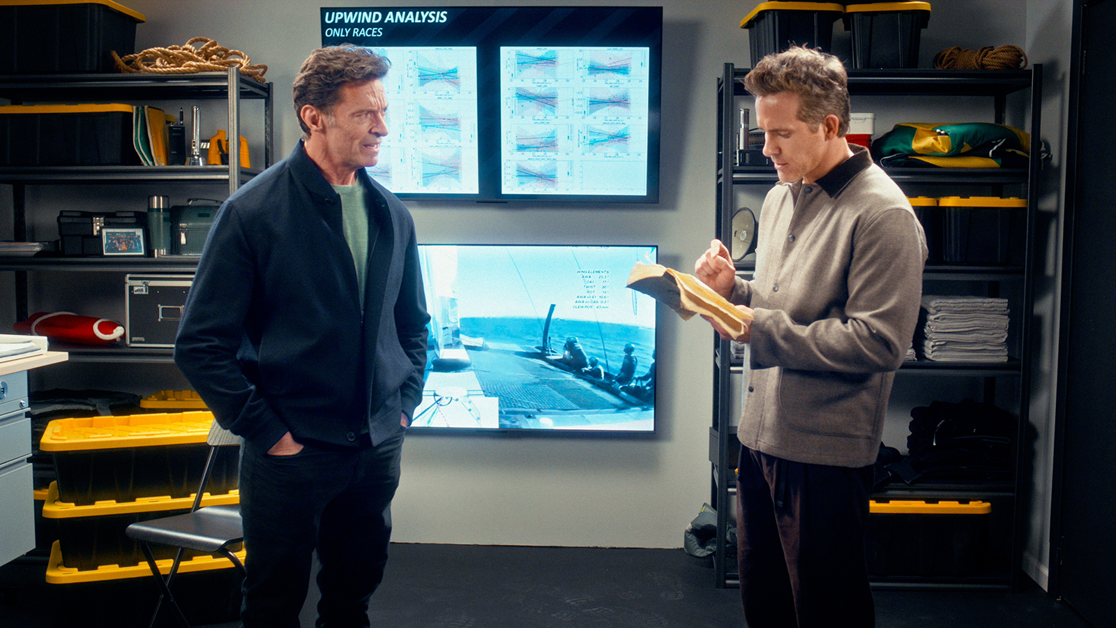 Hugh Jackman, Ryan Reynolds Don’t Need Luck for Sailing Image