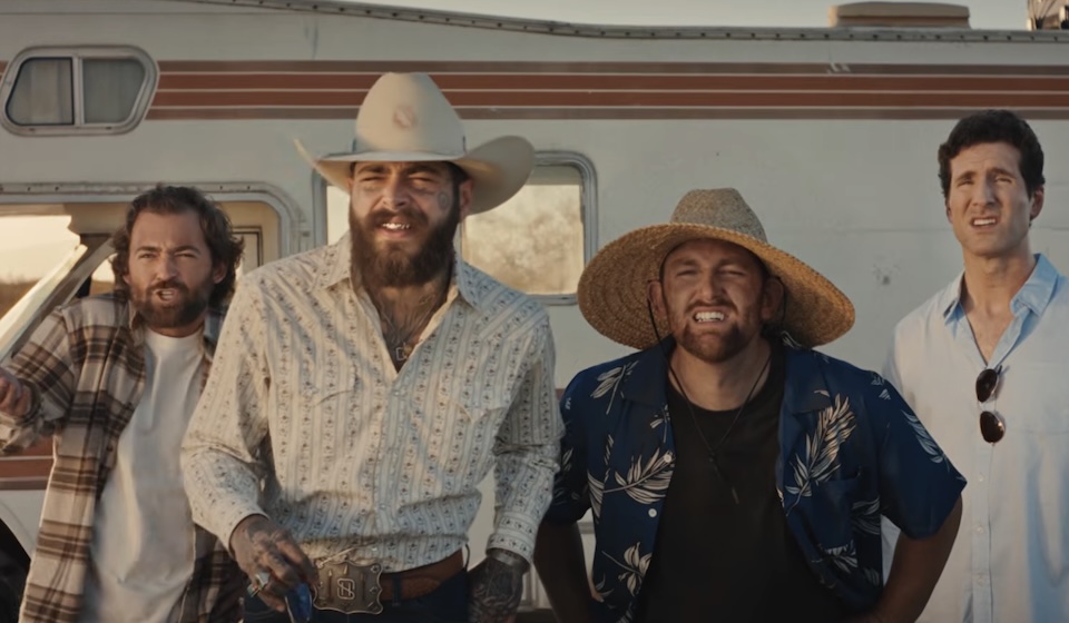 Post Malone and His Buddies Find the Smallest Bar in the West Image