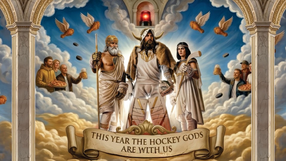 The 'Hockey Gods' Visit Boston Pizza for NHL Playoffs