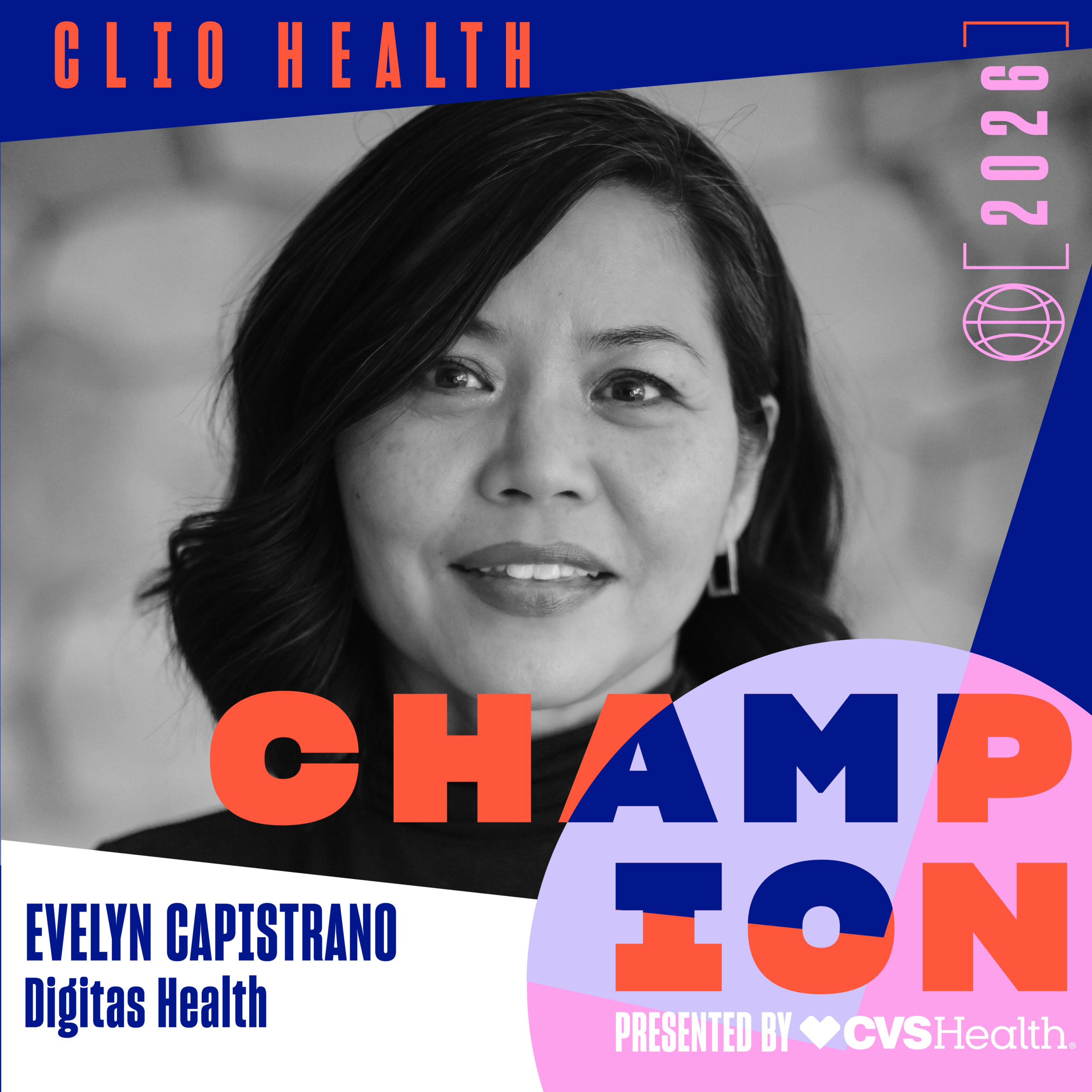 Clio Health Champions: Evelyn Capistrano, VP, Director, User Experience – Digitas Health Image