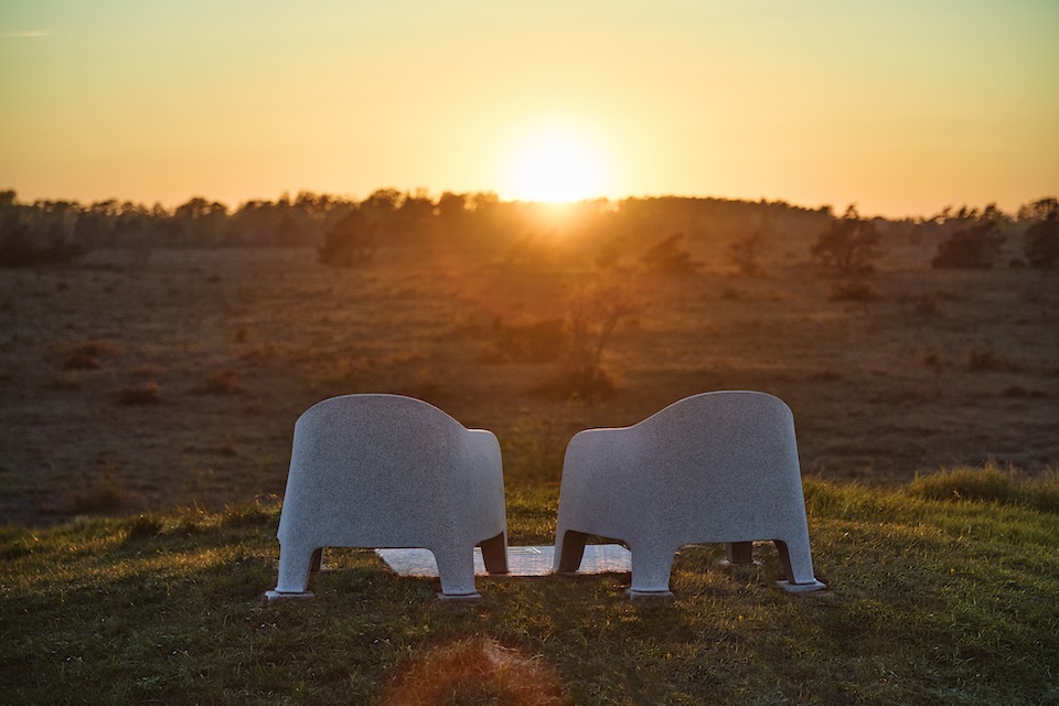 Ikea Marked Sweden's Sunniest Spot With Big Stone Chairs