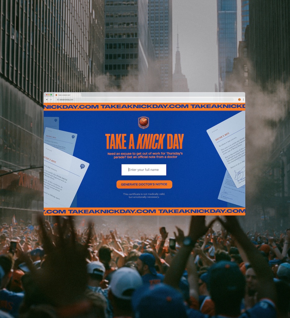 Knicks’ NBA Title Puts Brands in a New York State of Mind Image