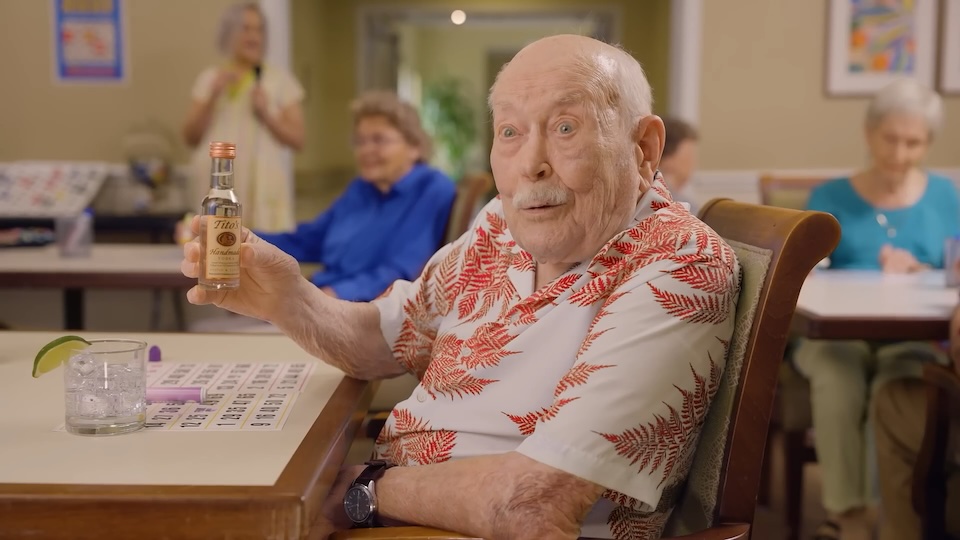 You Had to Be at Least 100 Years Old to Star in This Tito's Vodka Ad