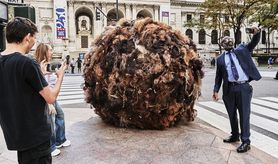Here’s the Story Behind K18’s Giant Hairball That’s Been Rolling Around NYC Image