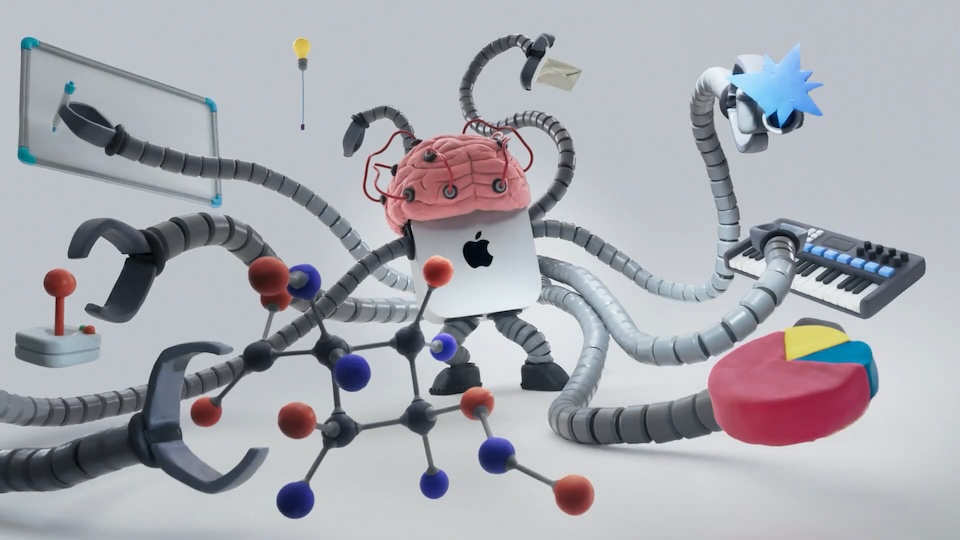 Apple's Mini Springs to Life Through Handcrafted Claymation