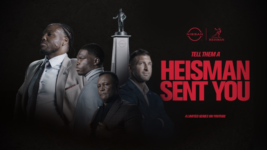 Nissan Shutters ‘Heisman House,’ Casts Tebow, Hunter and Henry in Faux Spokesperson Competition Image