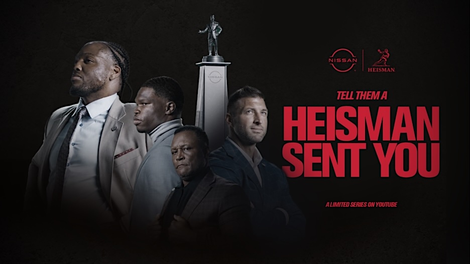 Nissan Shutters ‘Heisman House,’ Casts Tebow, Hunter and Henry in Faux Spokesperson Competition Image
