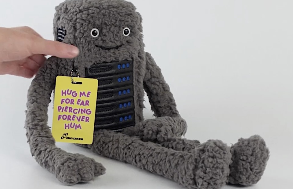 Let's Buy a Plushie That Makes Piercing Data-Center Sounds!