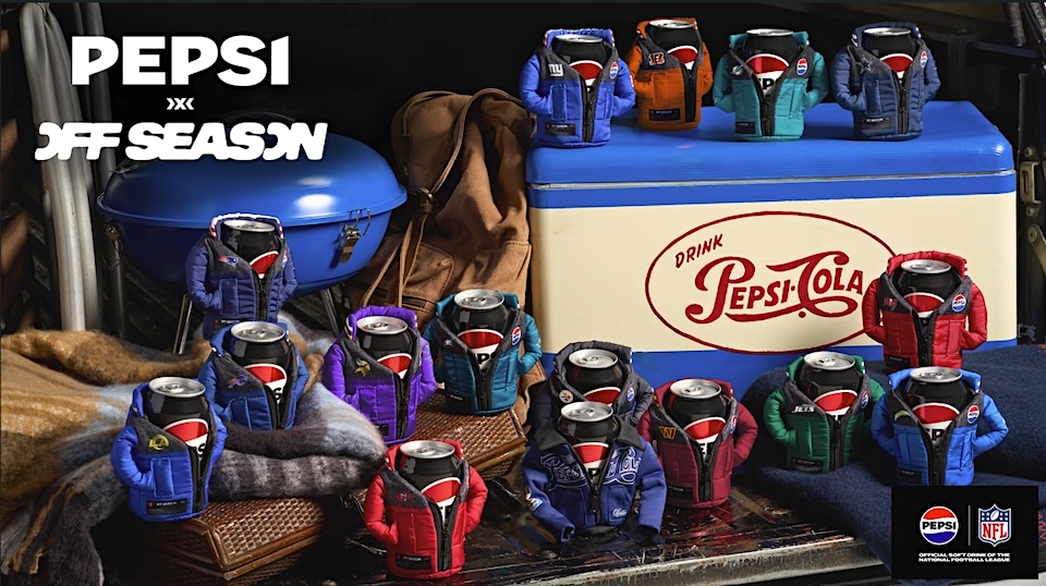 Pepsi Dresses Up Its Cans in Mini NFL Puffer Jackets